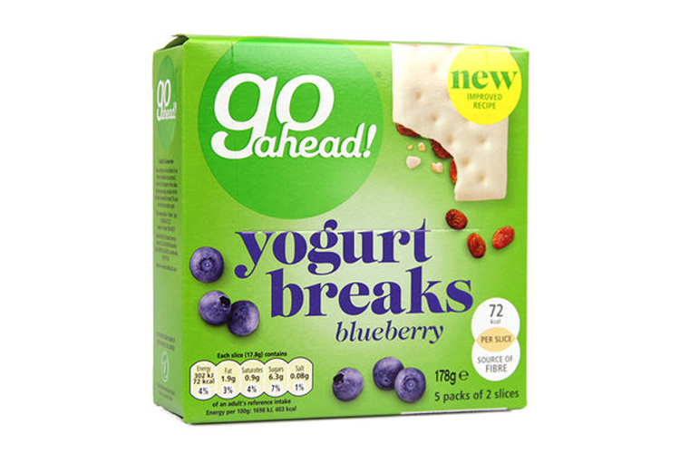 UK GO AHEAD FOREST YOGURT BREAKS BAR (BLUEBERRY) 178G